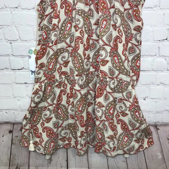 NEW Show Me Your Mumu Dress Lasso Mini Tunic Drop Waist Slouchy Coverup Size M - Picture 8 of 10